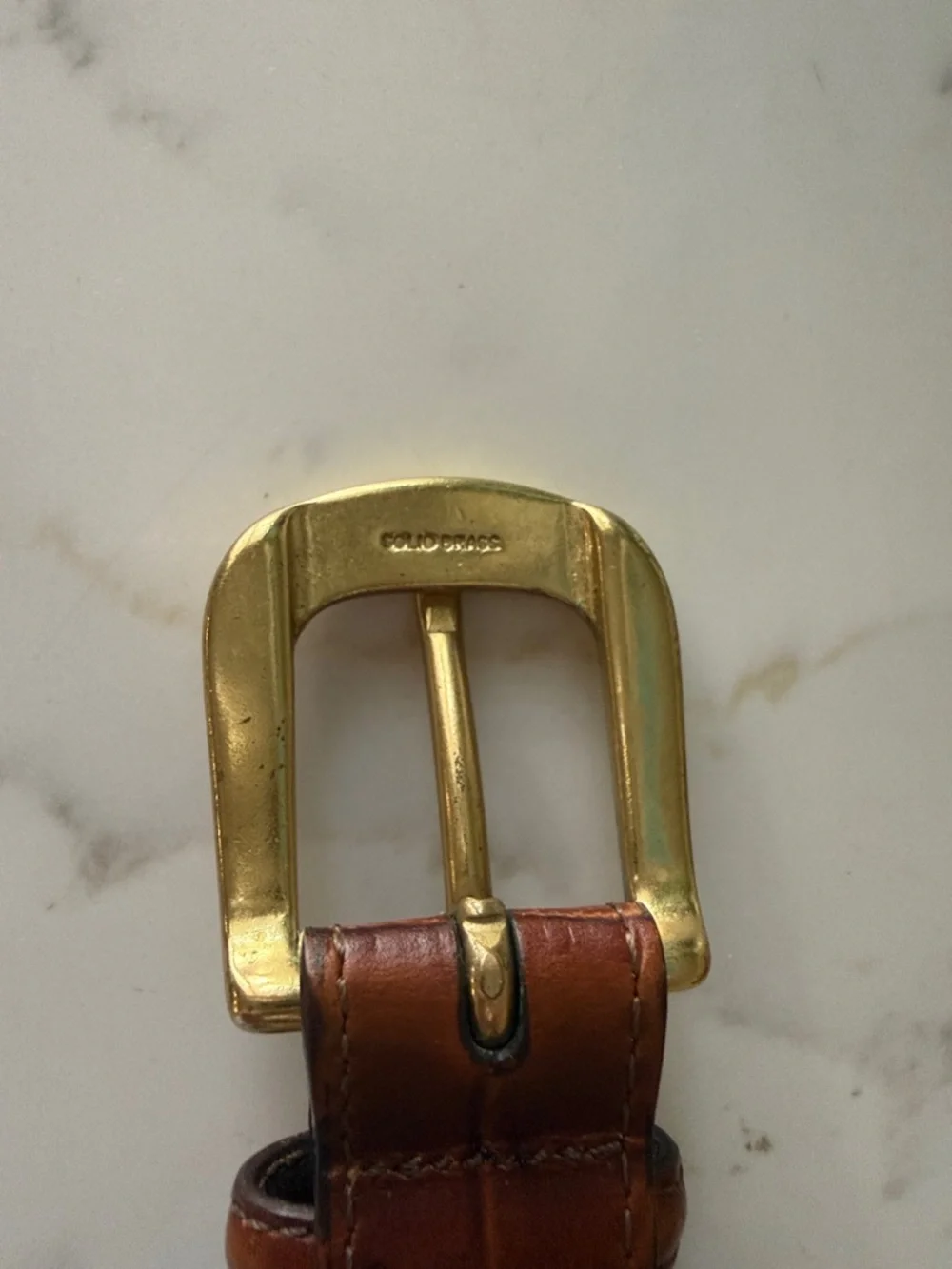 Brighton Leather and Fabric Belt for Men